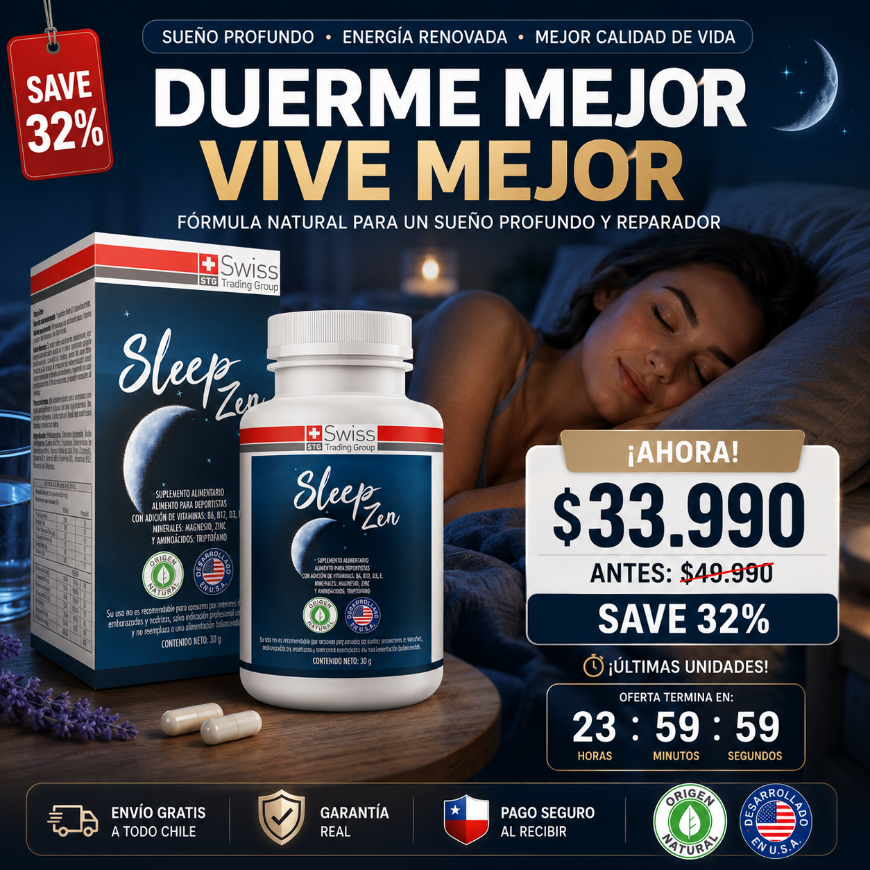 Sleep Zen - Cápsulas para el Insomnio